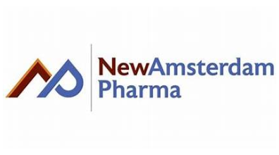 A picture of the new amster pharma logo.