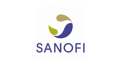 A logo of sanofi is shown.