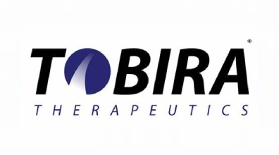 A logo of tobira therapeutics