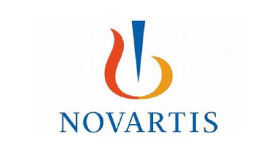 A logo of novartis with the word novartis written in it.